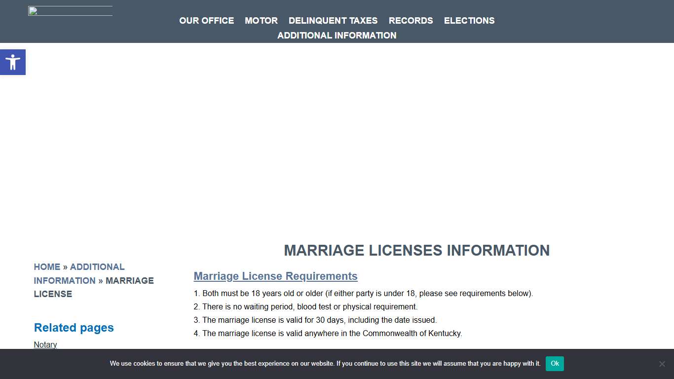 Marriage License - Carroll County Clerk